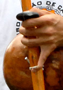 Playing Berimbau