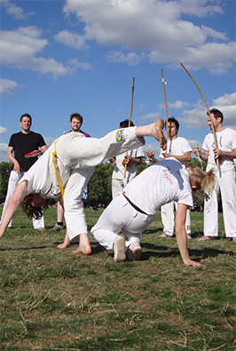 Capoeira Agora playing in Hyde Park, August 2013